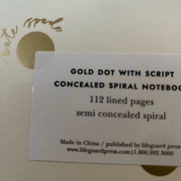 Kate Spade ♠️ notebook journal - Picture 4 of 6